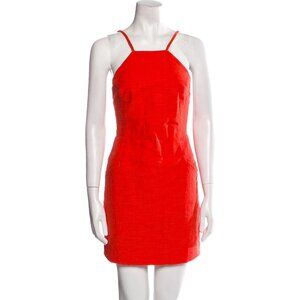 BA&SH Poppy Red Cutout Summer Mini Dress – Size XS (US 2)